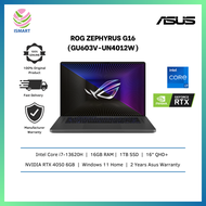 Asus Gaming Laptop ROG Zephyrus G16 GU603V-UN4012W 16'' QHD+ 240Hz ( I7-13620H, 16GB, 1TB SSD, RTX4050 6GB, W11 )