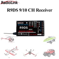 Radiolink R9DS 9/10CH 2.4GHz DSSS & FHSS RC Receiver Flight Information Transmission SBUS/PWM/PPM Si