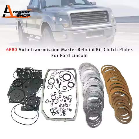6R80 Auto Transmission Master Rebuild Kit Clutch Plates for Ford Lincoln