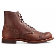Red Wing Iron Ranger Men's 6-Inch Boot in Amber Harness Leather{8111-D}