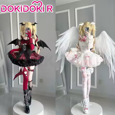 2025 Tsukiyomi Utau Doujin Cosplay Costume Anime Shugo Chara! DokiDoki-R Halloween Devil Angel Utau 