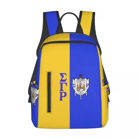 Sigma Gamma Rho 1922 ToteTravel Backpack College Book Bag for Men Women Lightweight Casual Should Ba