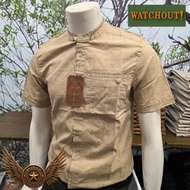 KEMEJA WATCHOUT CASUAL SHIRT SHORT-SLEEVEDkoko WS802520006 BEIGE BEIGE BEIGE