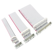 1pcs 2.54mm Pitch DC3 IDC FC Female To Male 10/14/16/20/26/30/34/40/50/64 Pin Connector Flat Ribbon 