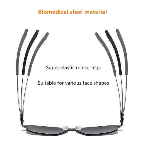 TAG Hezekiah Germany Design Sunglasses Men AMG09 Ultralight Biological Steel Classic Sunglass Women 