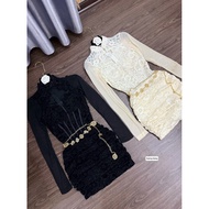 Designer lace dress, genuine photo/11GN