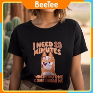 Oversize T-shirt with Bluey Cool Mom Club Bluey Mum Bluey I Need 20 Minutes 248