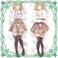 Hololive Vtuber Dakimakura ปกอะนิเมะ Pillowcase กอดร่างกายหมอน Minato Aqua Inugami Korone Gawr Gura 