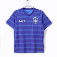 Brazil 2014 Retro Edition Men‘S Away Short Sleeve Football Jersey Shirt