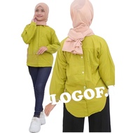 KEMEJA Girls' Blouse hana Shirt Back Button Top Age 7 to 13 Years