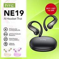 HTC NE19 Earphones AI Smart Open-Ear Wireless Bluetooth 5.3 AI Translation ENC Headsets Business Tra