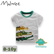 Crocodile Boys Short Sleeve T-Shirt- Malwe3