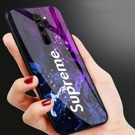 Softcase Glass Kaca Xiaomi Redmi Note 8 pro - Casing Hp Xiaomi Redmi Note 8 pro - C24- Pelindung hp - Case Handphone - Casing Handphone