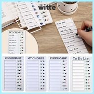 WITTE Checklist Daily Planner My Chores Plastic Memo Reusable Planning Board