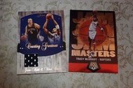 球衣 燙銅色 卡 Jason Kidd JERSEY w/ Vince VC Carter 2004-05 Fleer Flair COURTING GREATNESS GAME USED NBA b