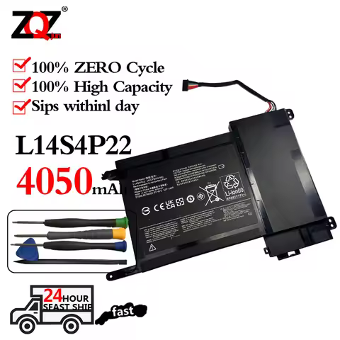 New L14S4P22 Laptop Battery For Lenovo IdeaPad Y700 Y701 Y700-17iSK Y700-15ISK Series L14M4P23 L14L4