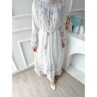 MEDINA MAXI DRESS (Outer Brocade Combined) EID CLOTHES BRUKAT GAMIS LONG MUSLIM GAMIS LONG CLOTHES S