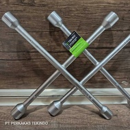 TEKIRO Car Spoke Wheel Wrench 14 Inch Socket Wheel Socket Size 17 Mm x 19 Mm x 21 Mm x 23 Mm