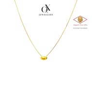 24k / 999 Gold Love Bean Pendant / Acacia Bean Pendant