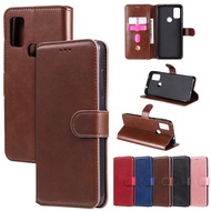 Samsung Galaxy S21 S20 FE Lite Note 20 Ultra A01 Core M31S M51 Flip Phone Case Leather Anti-fall Cases Shockproof Solid Color Cover