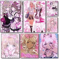Gyaru Gyaru Subculture Girls ANIME Poster Home living room Wall Art Garage Room Decor