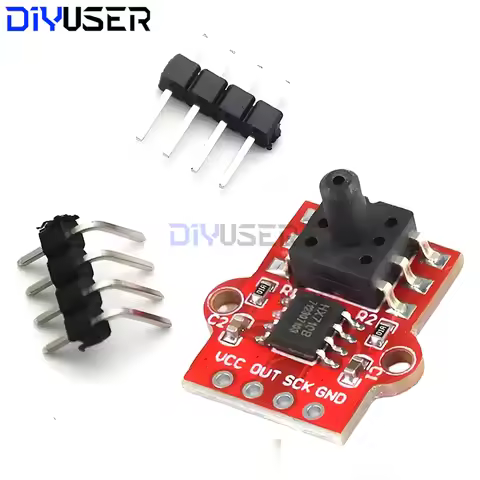 40KPa Digital Pressure Sensor & Flow Sensor Board, High Accuracy Water Level Sensor Module HX710B Ch