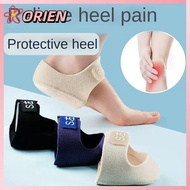 ORIEN 1PAIR Gel Heel Cushion, Reduces Pressure Anti-Crack Heel Socks, Comfortable S/L Relieves Pain 
