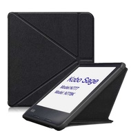 2021 Origami Case, The Thinnest Leather Smart Cover Case for Kobo Sage 8'' N777 N778K with Auto Wake