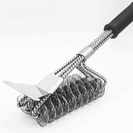 Grill Brush and Scraper Best BBQ Cleaner Perfect Tools for All Grill Types Including Weber Ideal
