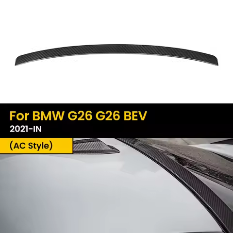 Automotive Real Dry Carbon Technology 3*3 Carbon Fiber Rear Trunk Spoiler Boot Wing For BMW G26 G26