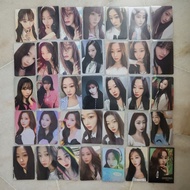 Aespa giselle official photocard set karina