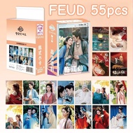 50-55pcs Chinese Drama Actor Bai Lu Ao Ruipeng Hologram Lomo cards Moonlight Mystique Holographic Ph