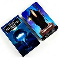 Silver Witchcraft Tarot Oracle Tarot Card Fate Divination Prophecy Card Family Party Game Tarot 78 C