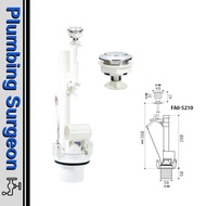 Jamban Duduk Tandas Home ImprovementToilet Bowl Mangkuk Tandas Duduk Toilet Pump 40mm Cistern Flush