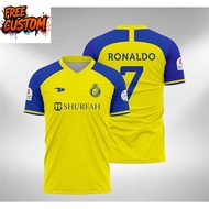 Free Customization Ronaldo Al Nassr Jersey Al Nassr Player And Fans Breathable Jersey
