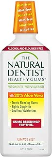The Natural Dentist Healthy Gums Mouth Wash, Orange Zest, 16.9 Ounce Bottle