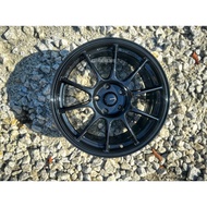 Flow Forming Car Wheels - TC105X New Sport Rim - 7.2KG - 17x8J 5x114 ET38 Piano Black - READY STOCK