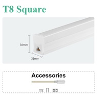 T5 T8 Square 30cm 60cm LED Tube Lights Super Bright LED Tube Energy Saving Led Tube for Bedroom Livi