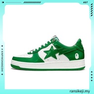BAPE STA Ortholite White Red Low Top Casual Board Shoes