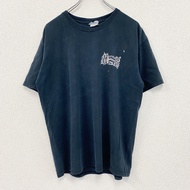 古著 Little Bohemia Lodge 短袖印花T卹，黑色，L碼