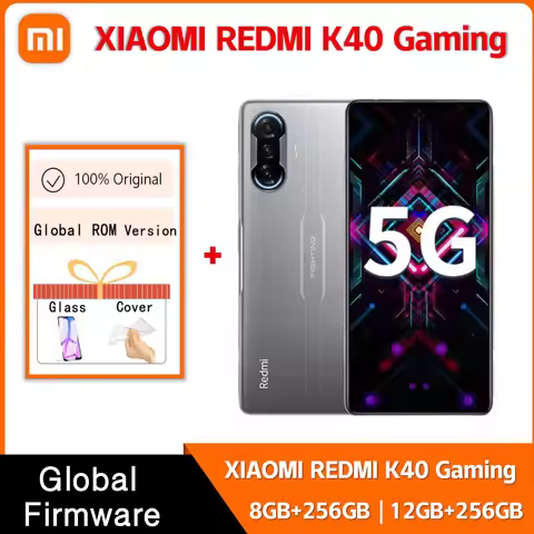 5G cellphone Original Xiaomi Redmi K40 Gaming Smartphone Android 11 MIUI 12.5 5020 mAh Octa Core 67W