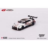 Mini GT 1/64 #635 Nissan GT-R Nismo GT500 #3NDDP Racing with B-Max 2021 Super GT Series - Japan Excl
