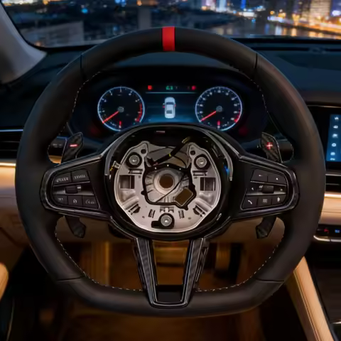 CS Leather Steering Wheel Modify G05 G06 G20 G21 G80 G87 G22 G26 G29 F40 F44 I4 M40i M340i 330i M135