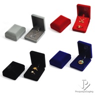 Velvet Box Can Hold Pendants Brooches Rings Earrings Necklaces Couple Size 6x7cm (28F) Be Stored In 