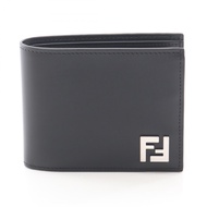 【二手】FENDI女士黑色真皮雙折錢包 7M0373AFF2F0GXN（全新）