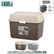 収納ボックス フタ付き おしゃれ プラスチック 収納庫 収納 コンテナ 収納箱 トランク 鍵穴付 68L 大容量 ポリタンク 灯油 収納 ボックス