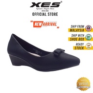 Women's Shoes XES Ladies BSLC592-22 Closed Toe Wedges (Black, Navy)