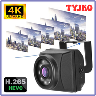 TYJKO IP66 P 4K 5MP 4MP 3MP กันน้ำการมองเห็นได้ในเวลากลางคืนตัด940nm มินิไทป์ขนาดเล็ก POE IP IR Nest