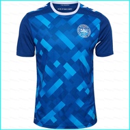 JX1 Euro 2024 Denmark national team goalkeeper Jersey Child Adult Fan Football Tshirt Plus Size blue
