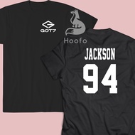 GOT7 Jackson 94 print men's casual loose shoulder 100% cotton daily wear T-shirt top 1024